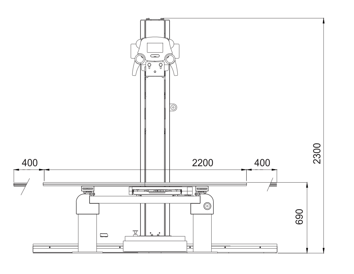 ECORAY HF-525 Plus RX de piso análogo - Imagen 4
