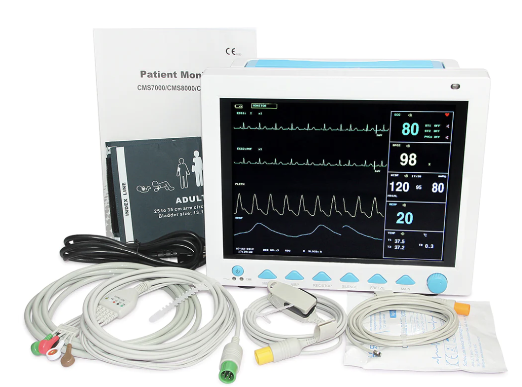 Monitor Multiparámetro CMS8000 - 6 parametros CE/FDA - Imagen 2