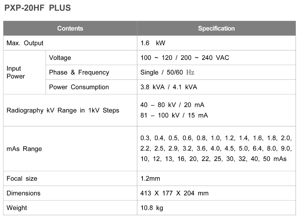 Equipo portátil PXP-20HF PLUS - Imagen 2